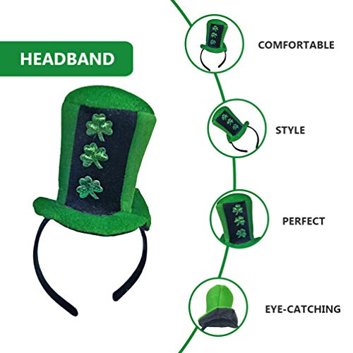 STOBOK 4 Pezzi St. Patrick Day Hat Headband Mini