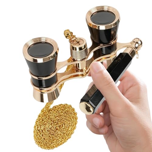 Jumelles de théâtre et lunettes compactes avec binocles miniatures pour tourisme