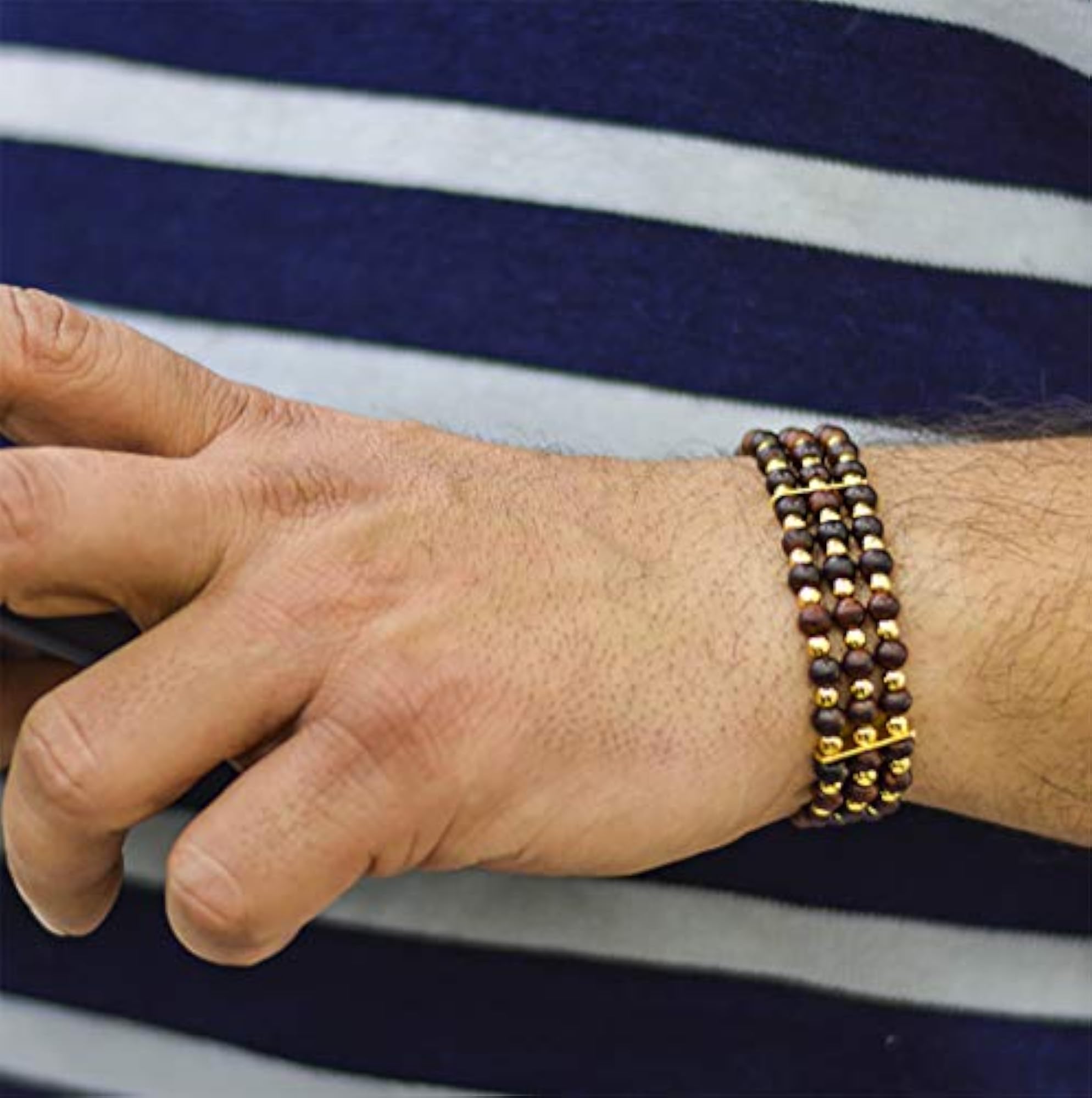 Good Luck Stretchable Beads Bracelet Combo for Rakhi & Navaratri