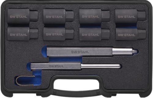 SW Stahl 02380L Juego de Extracción de Tornillos de Rueda, 10 Piezas