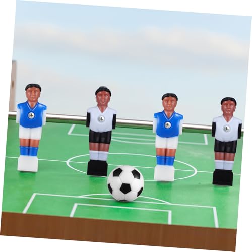 Repuestos de futbolín con pelotas mini y figuras resistentes para mesas de escritorio de madera 6