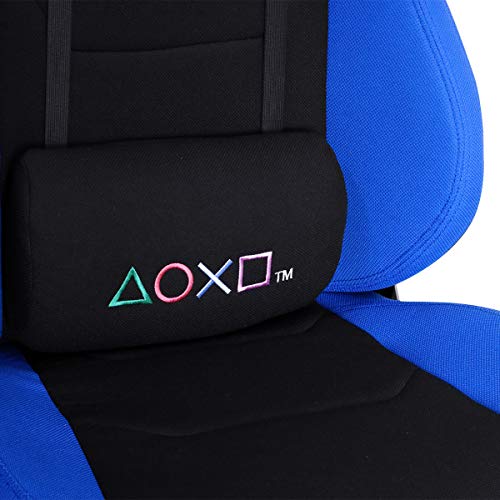 CADEIRA GAMER PLAYSTATION BY PCYES - AZUL - CADGPSAZ