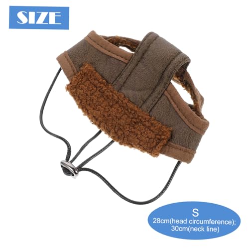 Sombrero disfraz para perros y gatos Mipcase marrón miniatura 2