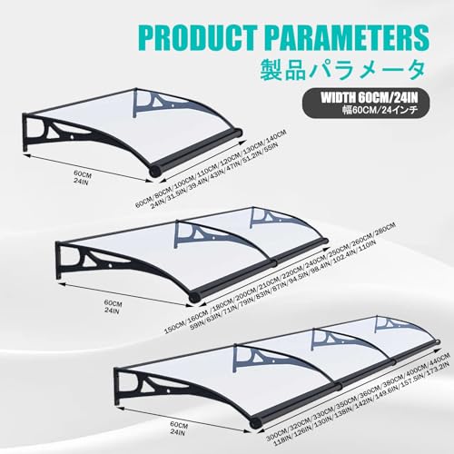 Toldo impermeable para puerta de entrada ideal para recibir visitas sin mojarse 2