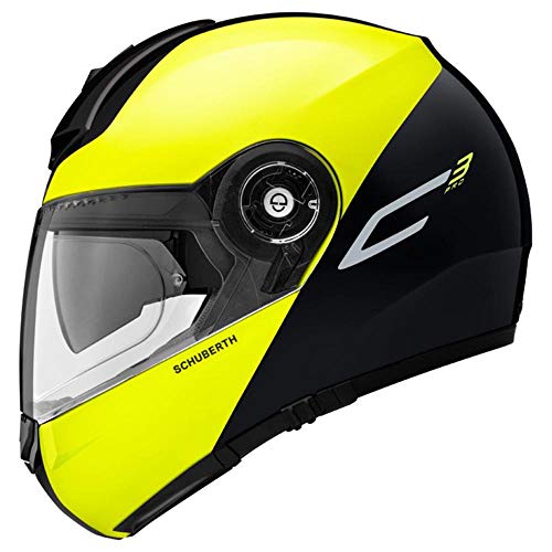 Schuberth C3 Pro Split Klapphelm, schwarz/gelb, XS (52/53)