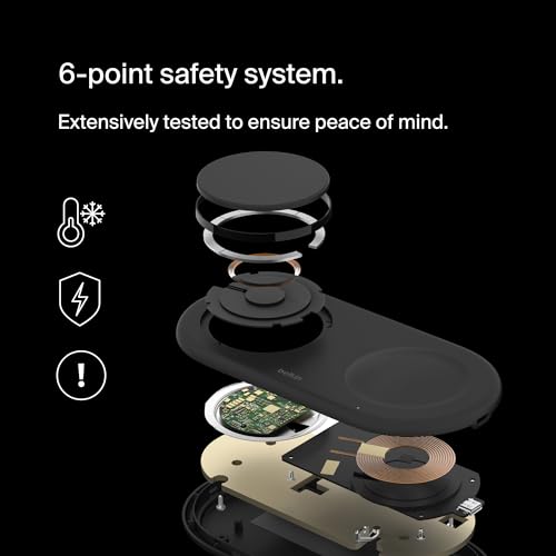 Belkin Qi2 15W 2 in 1 Wireless Charging Pad with USB-C Port - image 5