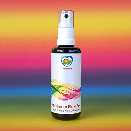 Unsere Beste: 600 in 1 Multi Energie feinstoffliche & energetische Aura-Licht-Essenz: Maximum Flow 600-600 Power-Frequenzen - informierte Auraessenz von Sonnenherz