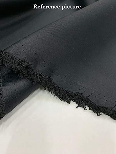 Mds-Megadecorsupply 5_BLACKOUT FABRIC 44 INCH_NAVY BLUE Mds 5 Yard Blackout Drapery Fabric By The Yard, 3 Pass Blackout Fabric, Blackout 99% Of Light Ray, Thermal Insulated Draperies Lining For Curtain thumb #3
