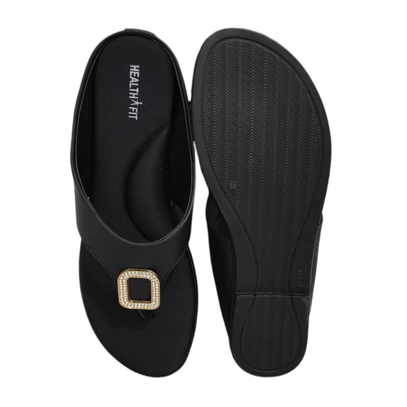 Image of HEALTH FIT Extra Soft Ortho Care Diabetic & Orthopedic Slippers /Doctor Chappal & stylish for Girl's /Women Footwear