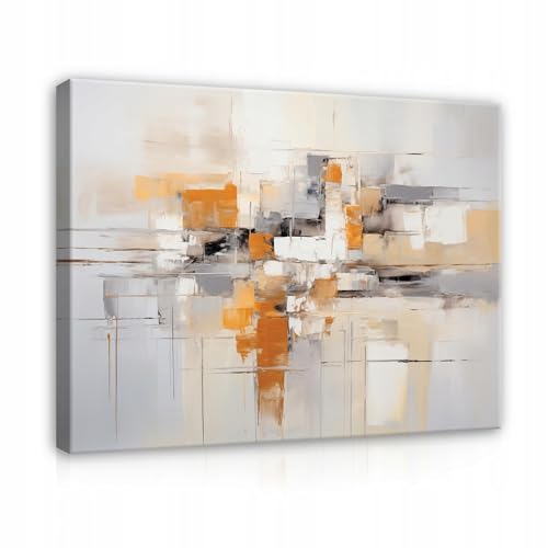 WallArena - Imágenes en lienzo - Abstracto - 120x80 cm lienzos - Imagen en lienzo - Cuadro XXL grande para sala de estar, dormitorio, imágenes del salón, moderno arte en lienzo - Arte geométrico
