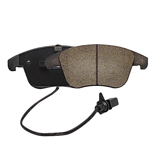 Image of Detroit Axle - Front Brake Pads for 2010 Audi A5 Quattro Ceramic Brake Pads