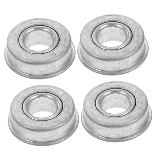 Toyvian 4stücke Teiliges Flanschkugellager Rasenmäherräder Aus Stahl Langlebige Abgedichtete Präzisionslager Für Aufsitzmäher Wartungsarme Ersatzteile Für Garten Agrarmaschinen
