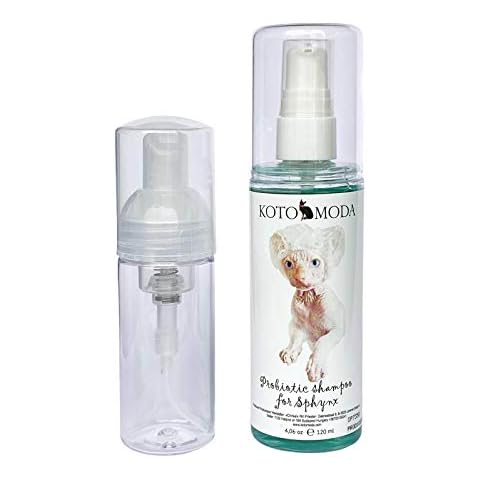 Kotomoda Probiotic shampoo for Sphynx Cats 120 ml with foam generator Cover