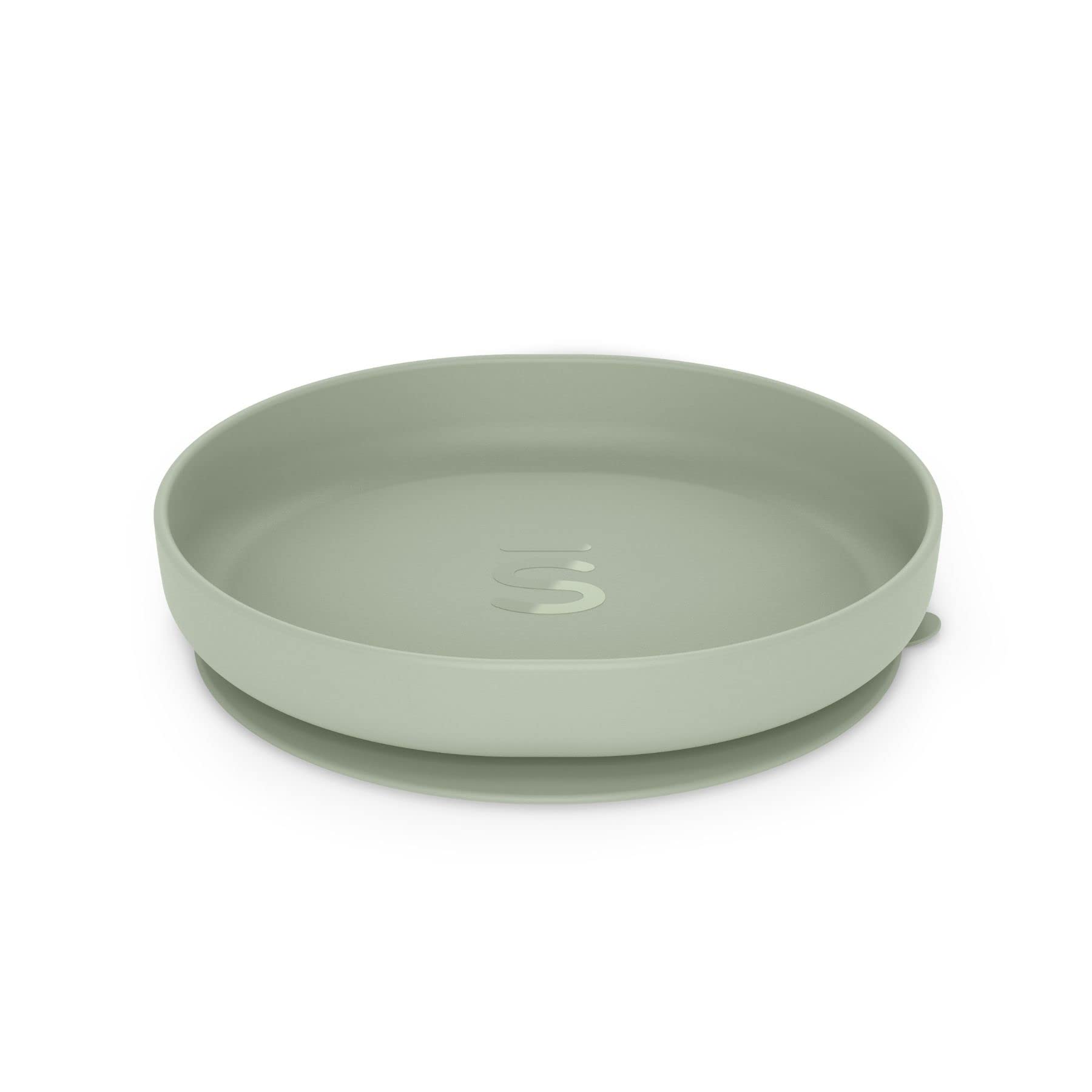 Suavinex, Set Vaisselle Silicone, Coffret Repas Bébé, avec Ventouse. 4 Pièces, Bol + Assiette + Tasse + Cuillère. Anti-dérapant, Empilable, Compatible Lave-vaisselle et Micro-onde. +4 Mois. Vert