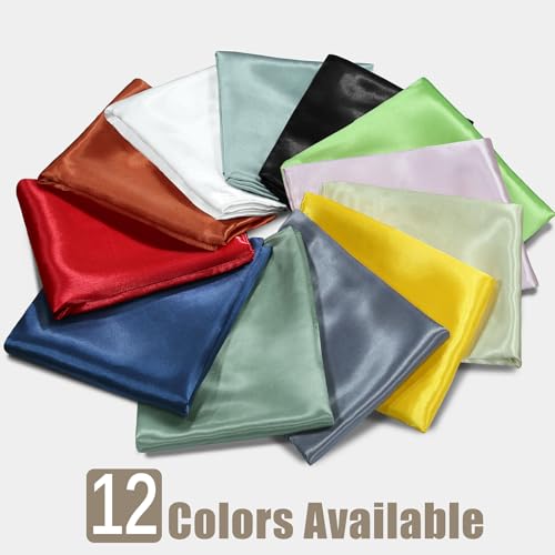 Luxurious Black Satin Charmeuse Fabric by the Yard - 60" Wide Soft and Shiny Polyester for DIY Crafts, Weddings, and Sewing Projects 8 Luxurious Black Satin Charmeuse Fabric by the Yard - 60" Wide Soft and Shiny Polyester for DIY Crafts, Weddings, and Sewing Projects - Image 7