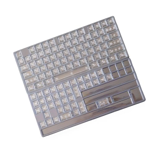 Teclas transparentes retroiluminadas para renovar el estilo gaming de tu teclado de 104 teclas