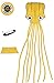 #1 Octopus Kite with 300 Feet of String and Easy Storage Bag | Premium Quality | Yellow | GIANT Parafoil Kite Toy Over 16 FEET LONG | Flying Toys for Boys | #1 Beach Toy | Keep & Refund Promise