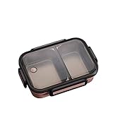 Auslaufsicheres Design - Lebensmittelbehälter mit luftdichtem Verschluss verhindern das Auslaufen von Lebensmitteln. Sie müssen sich also keine Sorgen mehr machen, dass Lebensmittel auslaufen. Genieße das Essen in deiner Freizeit.