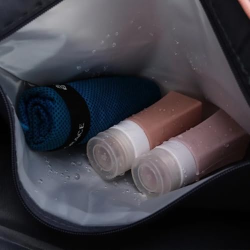 Bolsa Transversal Academia Exercícios Físicos Viagem Unissex Espaçosa Multifuncional (Prata)