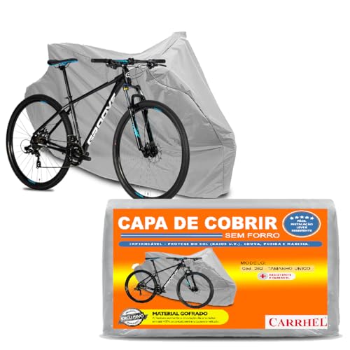 Capa para bicicleta impermeavel proteção UV Silver
