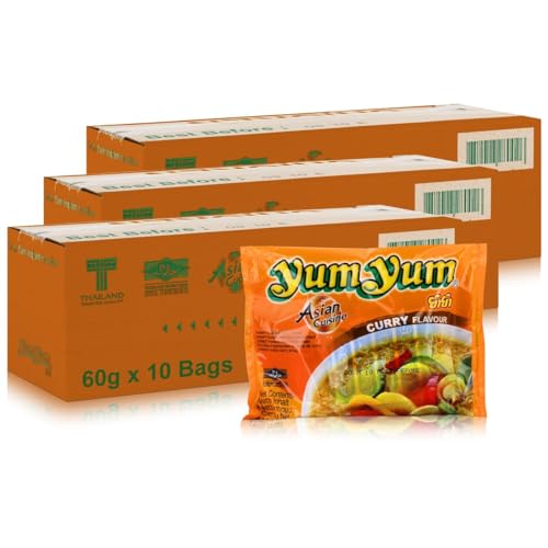 30 x 60g Instant Nudeln mit CURRY Geschmack YumYum