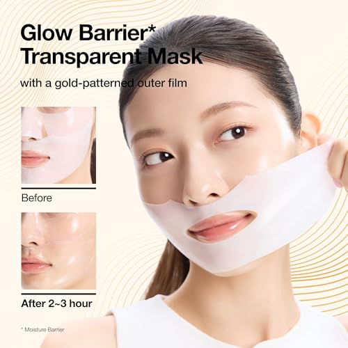 Image of ANUA Ceramide Barrier Collagen Mask, Glow Up, Elasticity Hydrogel Face mask, Moisture Barrier Repair for Glass Skin, 24H Deep Hydration Lasting, KPop Demon Hunters, Korean Skincare (4ea)