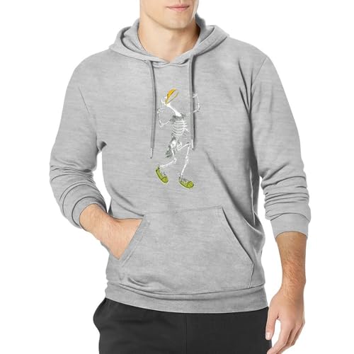Bird Skeleton Unisex Casual Hoodies Long Sleeve Lightweight Pullover Tops Loose Sweatshirt with Pocket