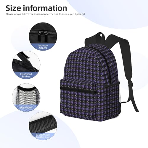 Sac à dos léger pour ordinateur portable et voyage au dos protégé - 5
