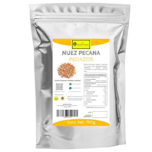 Punto Granel Nuez Pecana Pedazos 750gr - Nuez Pecana en Trozos