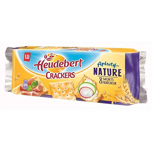 LU HEUDEBERT - Crackers De Table Nature 250G - Lot De 4 - Offre Special