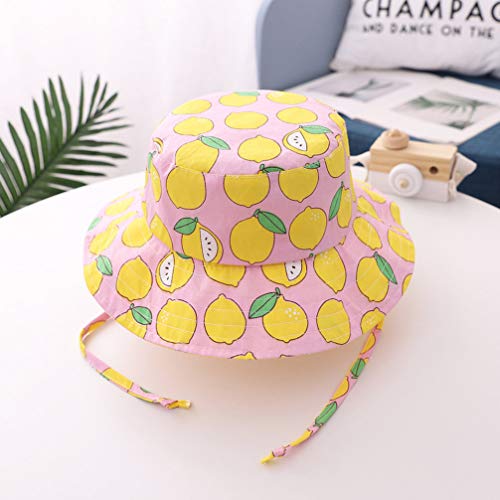 KESYOO Chapéu de Proteção Solar com Estampa de Bebê Meninos Meninas Algodão Respirável Chapéu de Sol