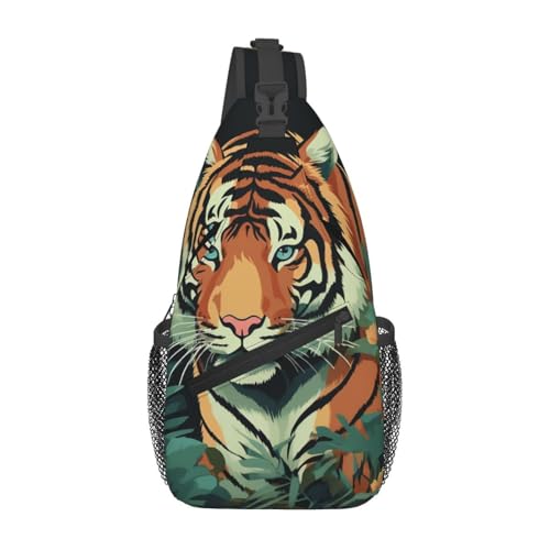Morrales tipo sling para senderismo unisex negro miniatura 2