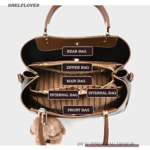 Bolso de mano para mujer estilo satchel y tote miniatura 5