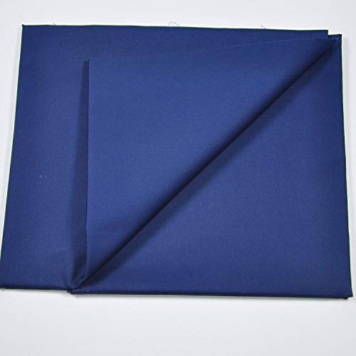 The Yard - Tela de sarga de algodón 100 % azul oscuro, 127.6 g, 58/60 pulgadas de ancho