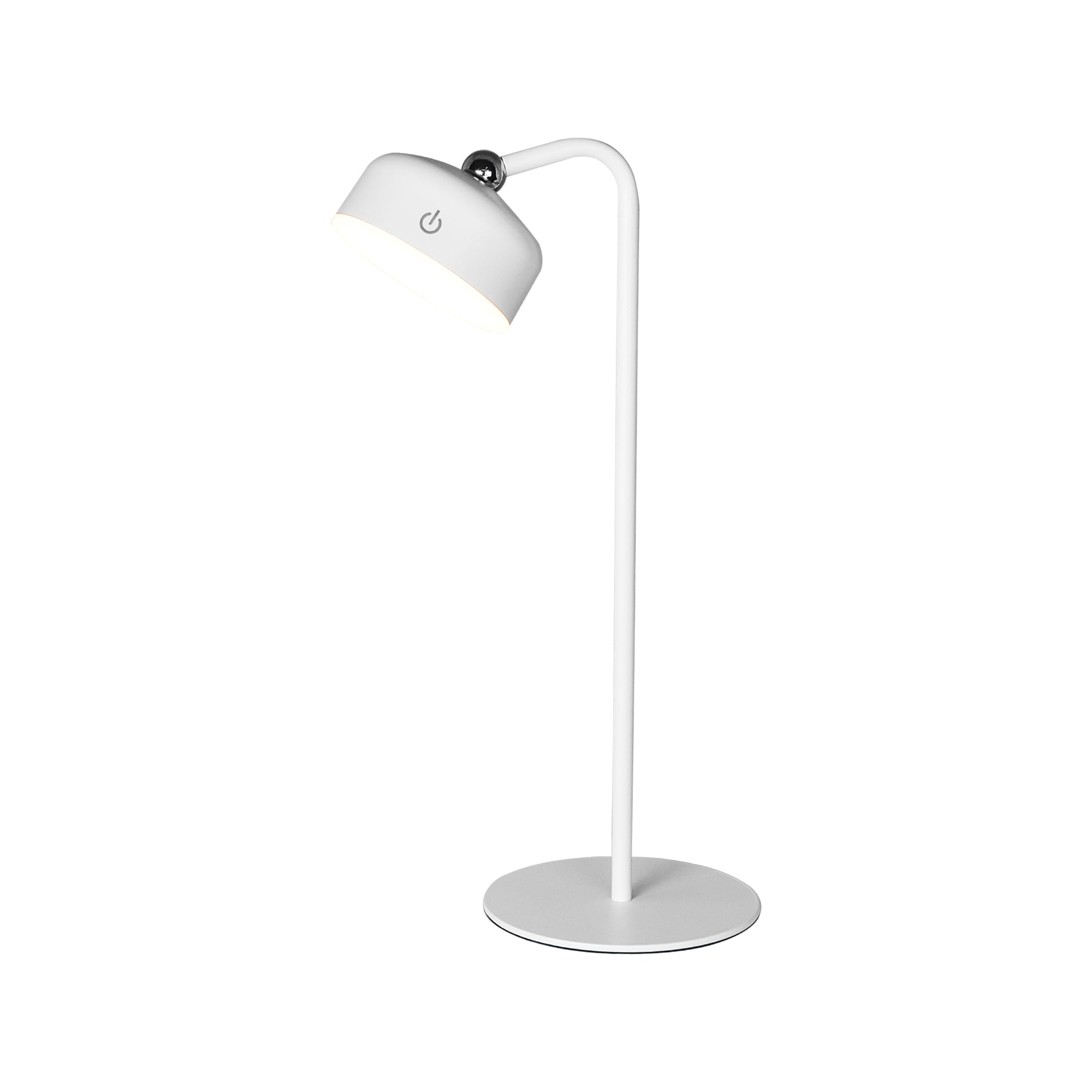 Lucea Lenda 03 Beyaz Şarjlı Ledli Masa Lambası 1X1.8W 3