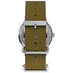 Timex Weekender 38mm Unisex Analog Watch | INDIGLO Backlight | Adjustable Durable Nylon Fabric Slip Through Strap | 24 Hour Time - Image 3