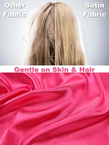 DIPUG Girls Pajamas Satin Pajama Set Silk Pjs Short Sleeve Sleepwear3