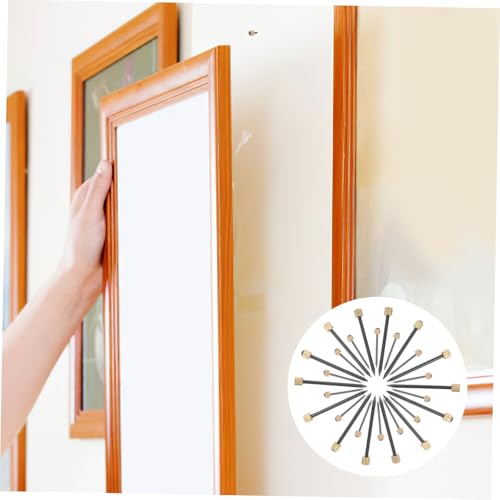 Image of POPETPOP 5sets Plaster Wall Hangers Picture Nails for Hanging Wall Decor Drywall Nails Kit 50pcs*5