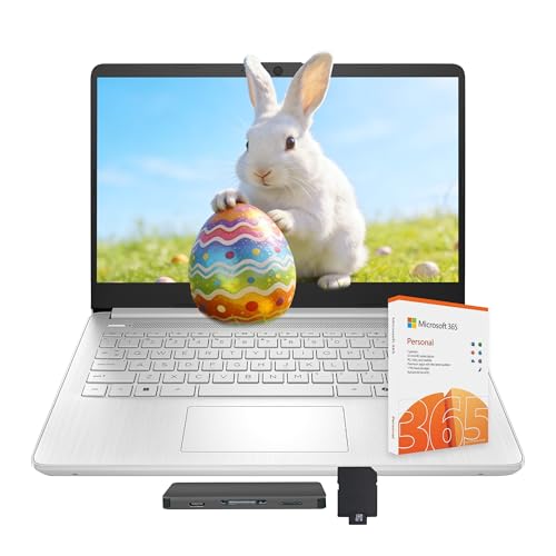 Image of HP Stream 14 inch Laptop with AI Copilot, Flagship for Students & Business, 13th Gen Intel 4-Core, 4GB RAM, 1.12TB Storage (128GB UFS + 1TB Docking Station), Office 365 1-Year, Win 11 S, Natural Silver