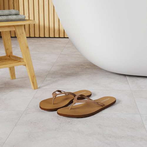 Image of Volcom Women's Forever and Ever Sandals - Lightweight Thong Sandal for Everyday Summer Wear