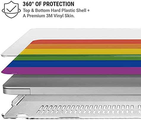 Skinit Case + Skin Compatible with MacBook Pro 16in (2019-20) Originally Designed The Rainbow Flag Design