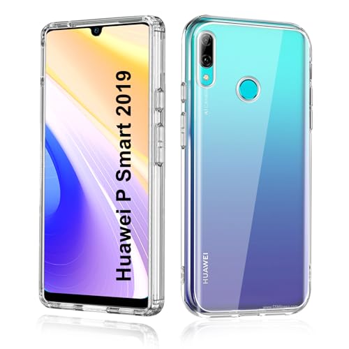 Simply Speakers Handyhülle für Huawei P Smart 2019 Hülle Anti-Schock Antikratzer Anti-Rutsch Schutzhülle Unterstützt kabelloses Laden Anti-Fingerabdruck Case