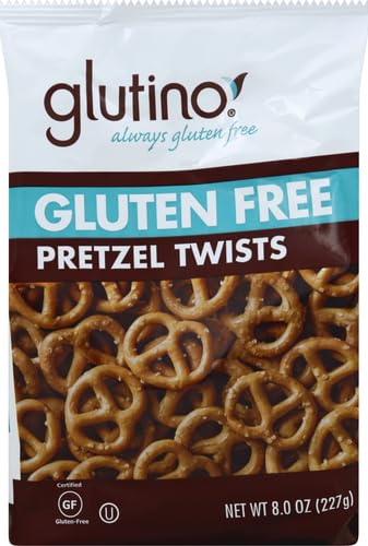 Image of Glutino Gluten Free Pretzel Twists, Salted, 8 oz (Pack of 12)