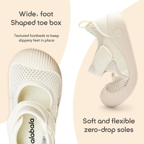 Image of Balabala Baby Toddler Walking Shoes Boys Girls Slip On Sandals Kids Water Shoes Barefoot Shoes Breathable Mesh Lightweight