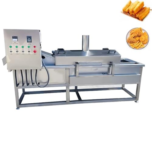 Commercial Fryer Machine Industrial Deep Frying Equipment, Batch Fryer with High Output Capacity and Temperature Control System for French Fries, Chicken, Snacks and Food Processing Facilities