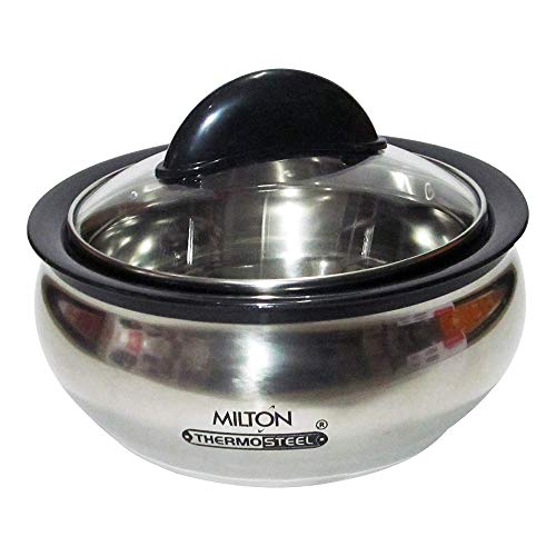 Milton Thermo Stainless Steel Insulated Casserole Keep HotCold Serving Dish - 15 Liter