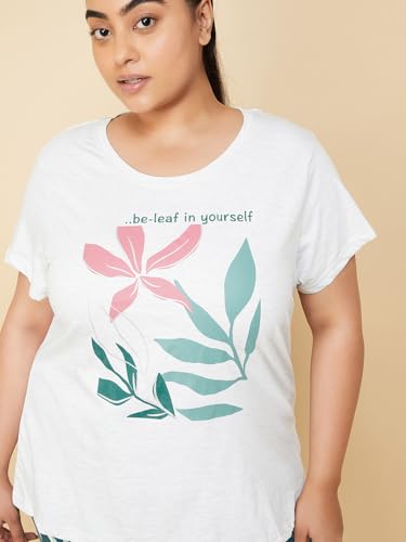 Image of Max Plus Size Women Printed PJ Set