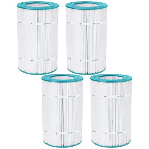 Hurricane Filters 4 Pack HF9407-01 Advanced Pool Filter Cartridge - Replacement for PAP75, Unicel C-9407, Filbur FC-0685, Pentair Clean & Clear 75, Predator 75, Cal Spas