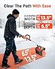 VOLTASK Cordless Snow Shovel, 48V | 13.5-Inch Cordless Snow Blower, Battery Snow Blower with Directional Plate (2 * 24V Battery & Dual Quick Charger Included) #1