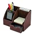 Dacasso Leather Desktop Organizer, Mocha